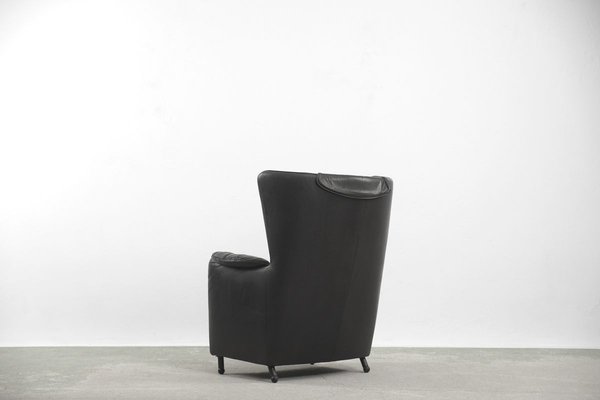 Leather DS-23 Wing Chair by Franz Josef Schulte for de Sede, 1980s-ZAA-779838