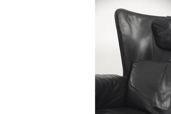 Leather DS-23 Wing Chair by Franz Josef Schulte for de Sede, 1980s-ZAA-779838