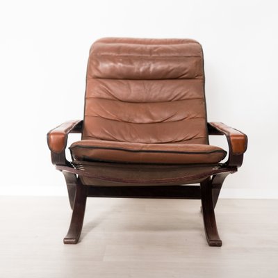 Leather Folding Armchairs, Set of 2-NZV-1066797