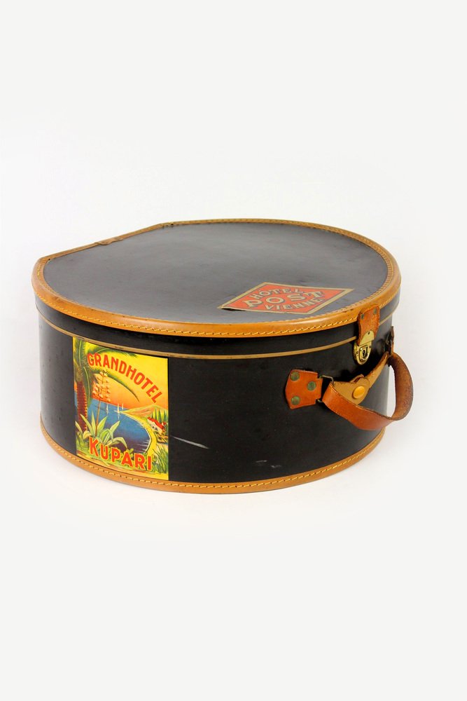 Leather Hat Box, 1920s