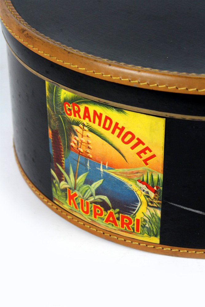 Leather Hat Box, 1920s