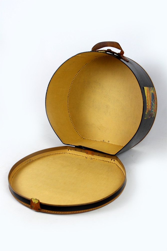 Leather Hat Box, 1920s