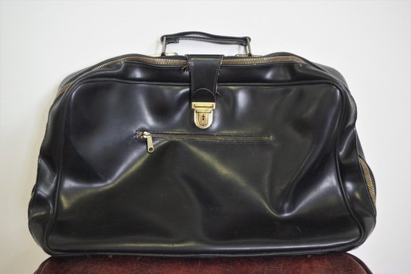 Leather Homa Suitcases, 1950s, Set of 2-KNM-1089686