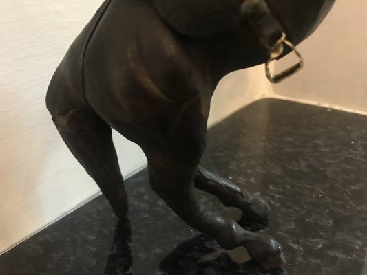 Leather Horse Figurine, 1950s-WQQ-1162417