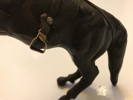 Leather Horse Figurine, 1950s-WQQ-1162417