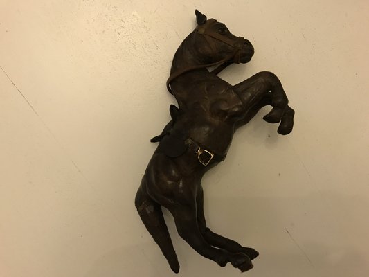 Leather Horse Figurine, 1950s-WQQ-1162417