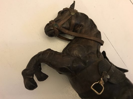 Leather Horse Figurine, 1950s-WQQ-1162417