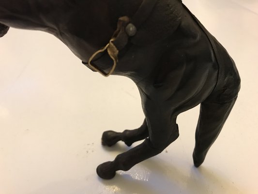 Leather Horse Figurine, 1950s-WQQ-1162417