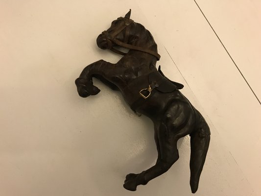 Leather Horse Figurine, 1950s-WQQ-1162417