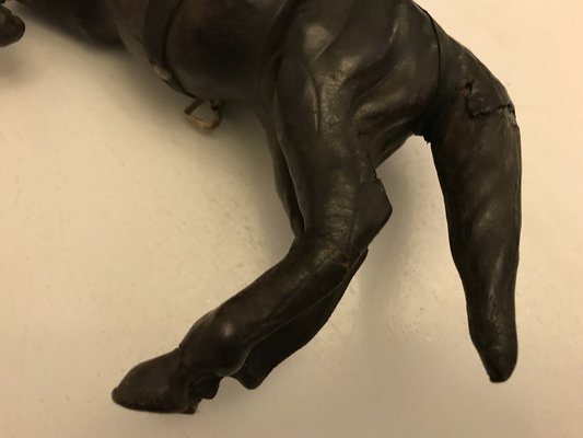 Leather Horse Figurine, 1950s-WQQ-1162417