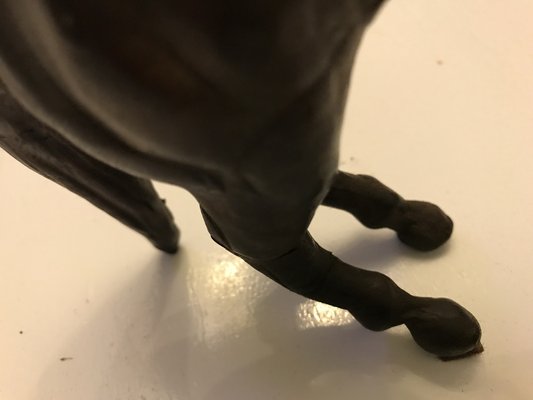 Leather Horse Figurine, 1950s-WQQ-1162417