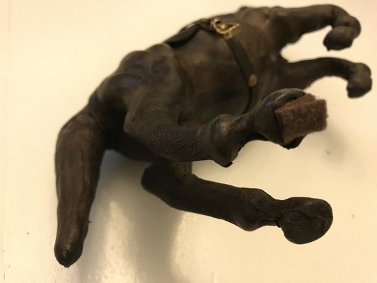 Leather Horse Figurine, 1950s-WQQ-1162417