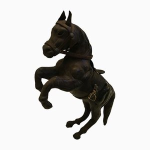 Leather Horse Figurine, 1950s-WQQ-1162417