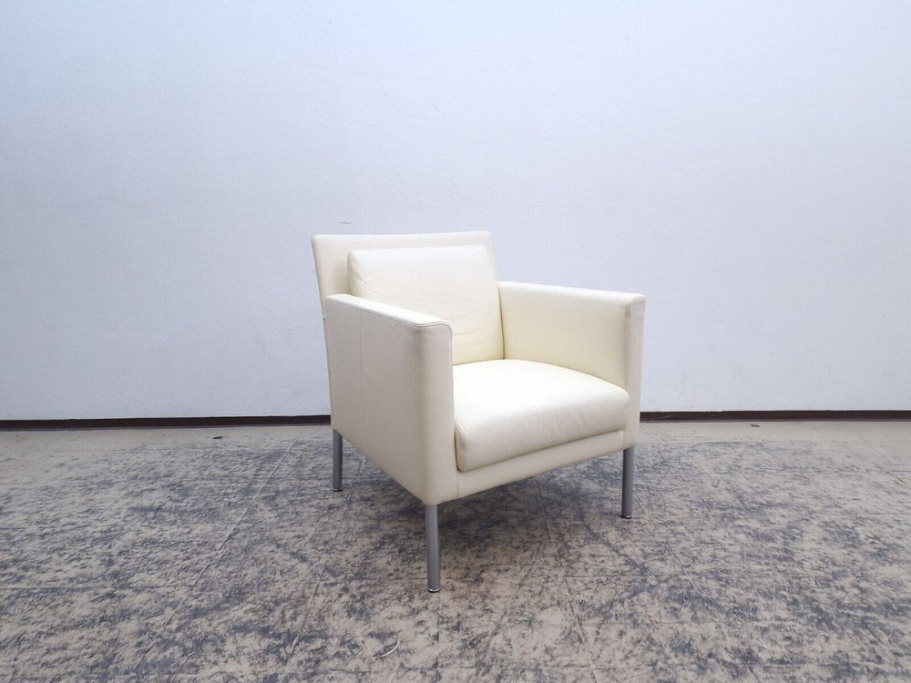 Leather Jason Armchair in Cream #0544 from Walter Knoll / Wilhelm Knoll