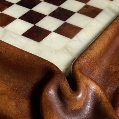 Leather Kangaroo Chess Board, Italy, 1980s-LTZ-2020300