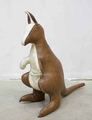 Leather Kangaroo in the Style of Dimitri Omersa, 1960s-BW-622683