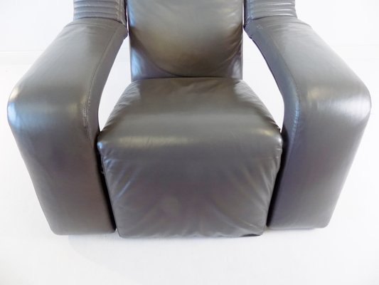 Leather Kilkis Lounge Armchair by Tittina Ammannati & Vitelli Giampiero for Brunati-HUW-1015785