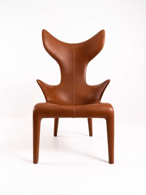 Leather Lou Read Lounge Chair by Philippe Starck for Driade-UQV-1138299