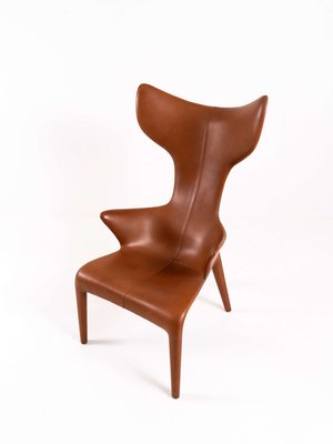 Leather Lou Read Lounge Chair by Philippe Starck for Driade-UQV-1138299