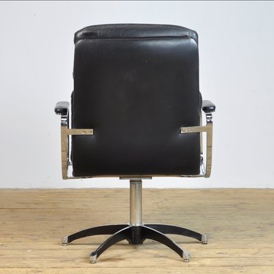 Leather Lounge Chair, 1970s-IW-868281