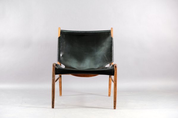 Leather Lounge Chair by Franz Xaver Lutz for WK Möbel, 1958-CIP-666473