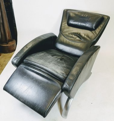 Leather Lounge Chair by Rolf Benz, 1980s-UWE-678927