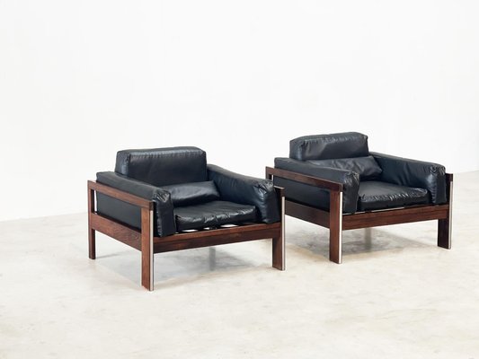 Leather Lounge Chairs, 1970s-XLH-1778324