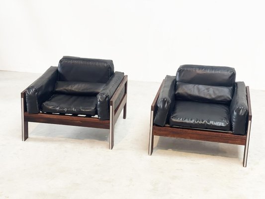 Leather Lounge Chairs, 1970s-XLH-1778324