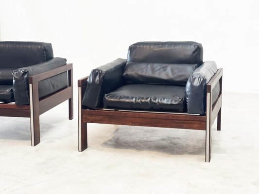 Leather Lounge Chairs, 1970s-XLH-1778324