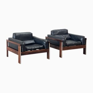 Leather Lounge Chairs, 1970s-XLH-1778324