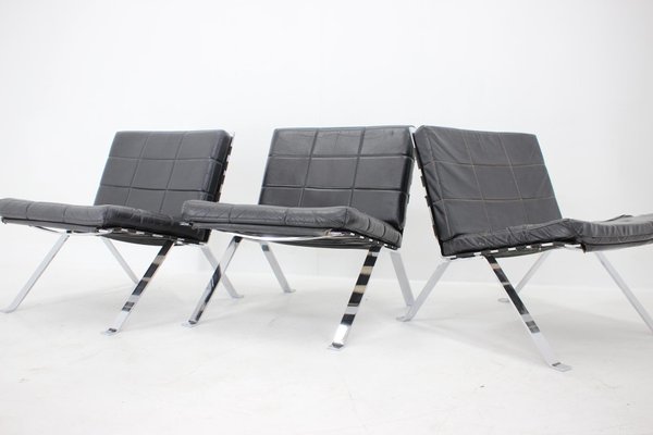 Leather Lounge Chairs by Hans Eichenberger for Girsberger, Switzerland, 1966, Set of 3-TZ-1292272