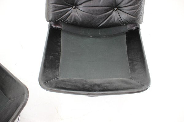 Leather Lounge Chairs from Peem, Finland, 1970s, Set of 2-TZ-1264746