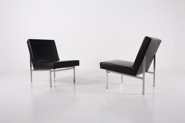 Leather Lounge Chairs, Set of 2-OWS-861278