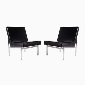 Leather Lounge Chairs, Set of 2-OWS-861278