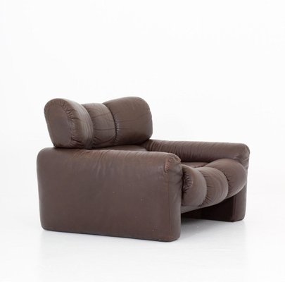 Leather Lunge Chair by Tongiani Stefanos, Italy, 1973-FM-853787