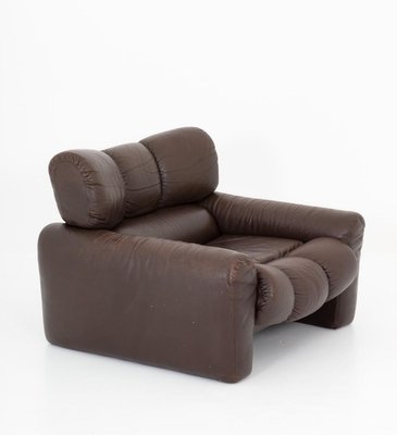 Leather Lunge Chair by Tongiani Stefanos, Italy, 1973-FM-853787