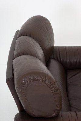 Leather Lunge Chair by Tongiani Stefanos, Italy, 1973-FM-853787