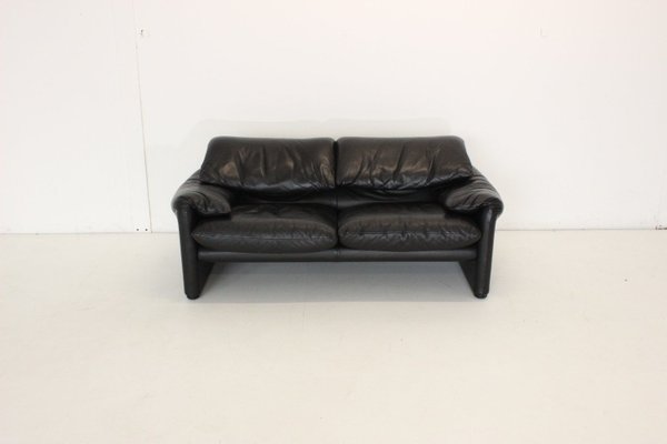 Leather Maralunga Sofa by Vico Magistretti for Cassina-VGV-2023563