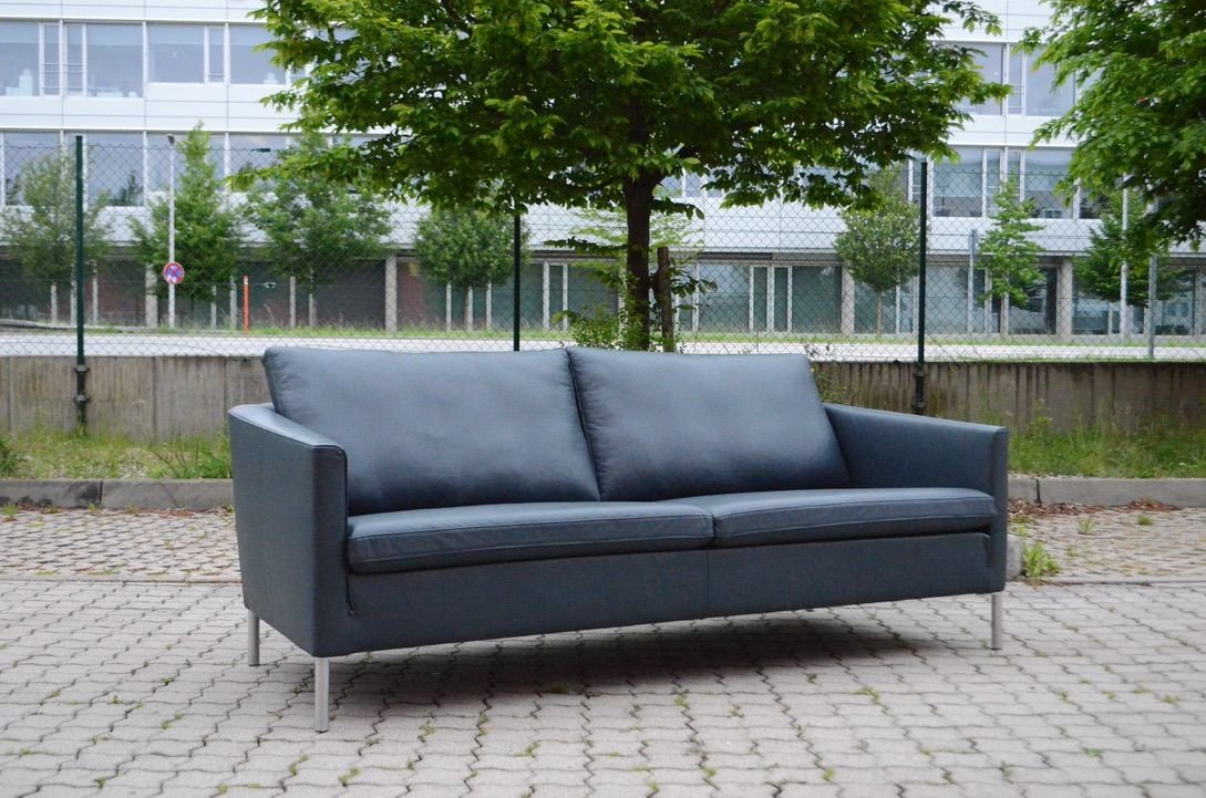 Leather Model Eaton Sofa by Ed Reuter for Walter Knoll / Wilhelm Knoll, 1990s