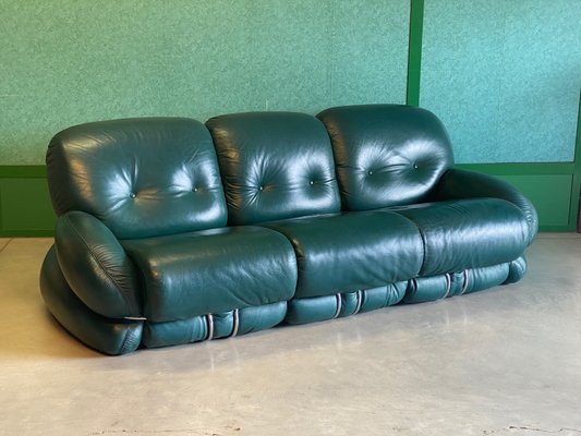 Leather Model Okay Sofa by Adriano Piazzesi, 1970s-NPC-1257289