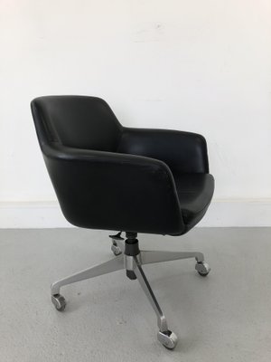 Leather Office Chair, 1960s-JWH-1365960