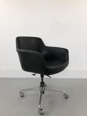 Leather Office Chair, 1960s-JWH-1365960