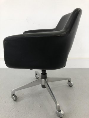 Leather Office Chair, 1960s-JWH-1365960