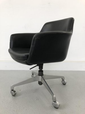 Leather Office Chair, 1960s-JWH-1365960