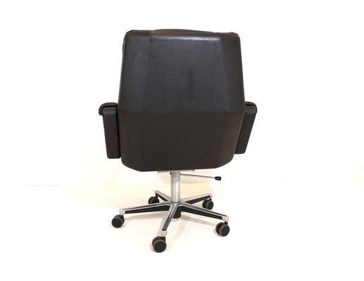 Leather Office Chair by Herbert Hirche for Mauser Werke Waldeck, 1970s-HUW-1759416