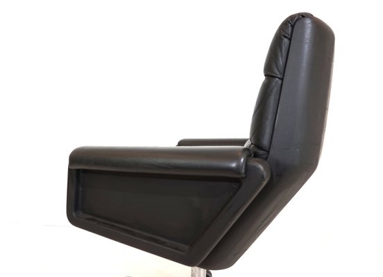 Leather Office Chair by Herbert Hirche for Mauser Werke Waldeck, 1970s-HUW-1759416