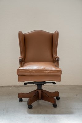 Leather Office Chair from Fior, 1980s-KNM-1015594