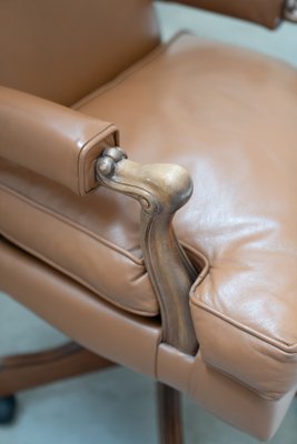 Leather Office Chair from Fior, 1980s-KNM-1015594