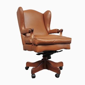 Leather Office Chair from Fior, 1980s-KNM-1015594