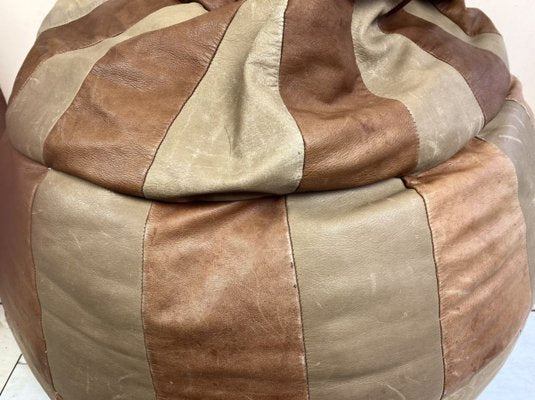 Leather Patchwork Bean Bag from de Sede, 1970s-WZZ-803979